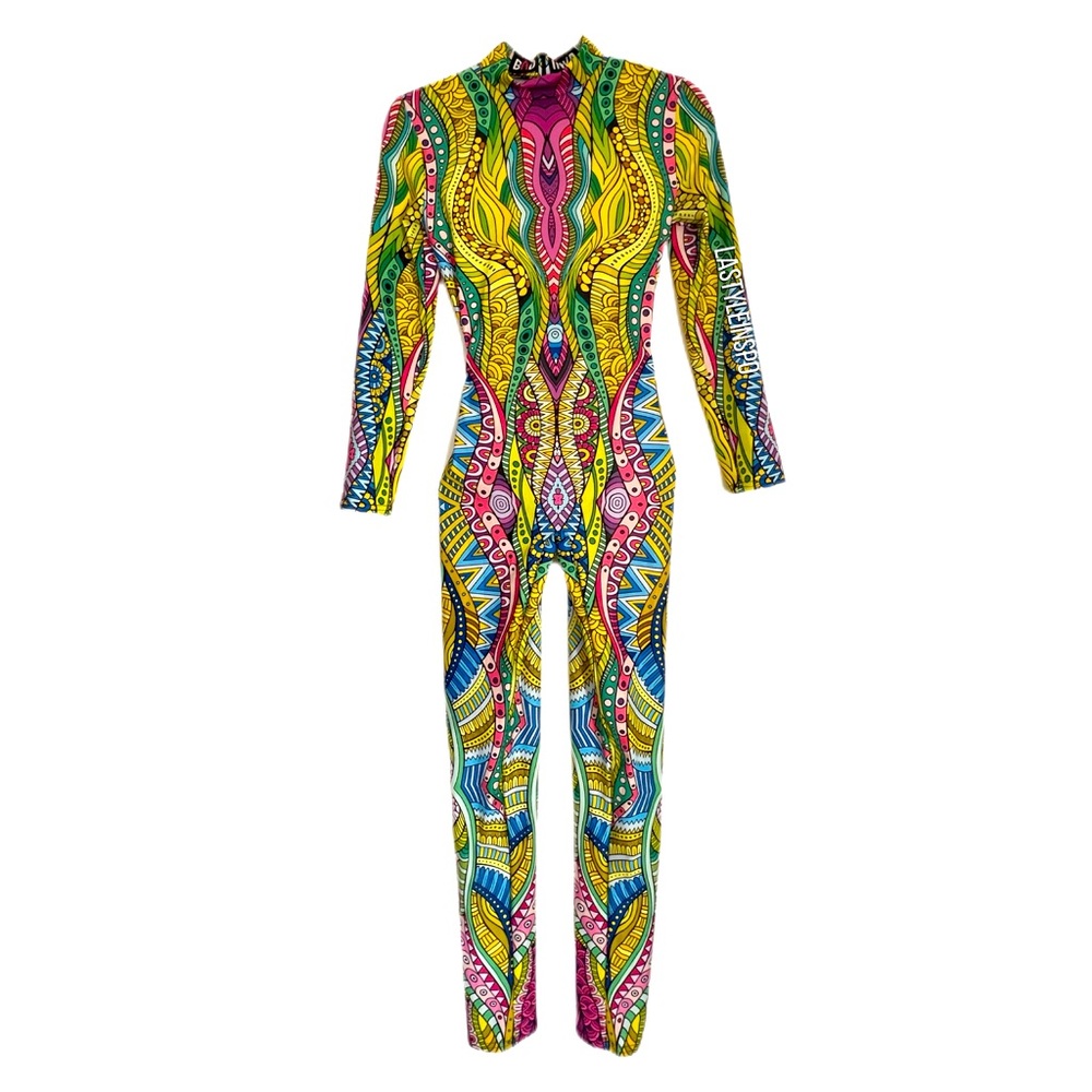 Colorful Patterned Jumpsuit